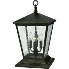 Hinkley Lighting Trellis Four Light 20-Inch Outdoor Pier Mount - Regency Bronze - 1437RB image