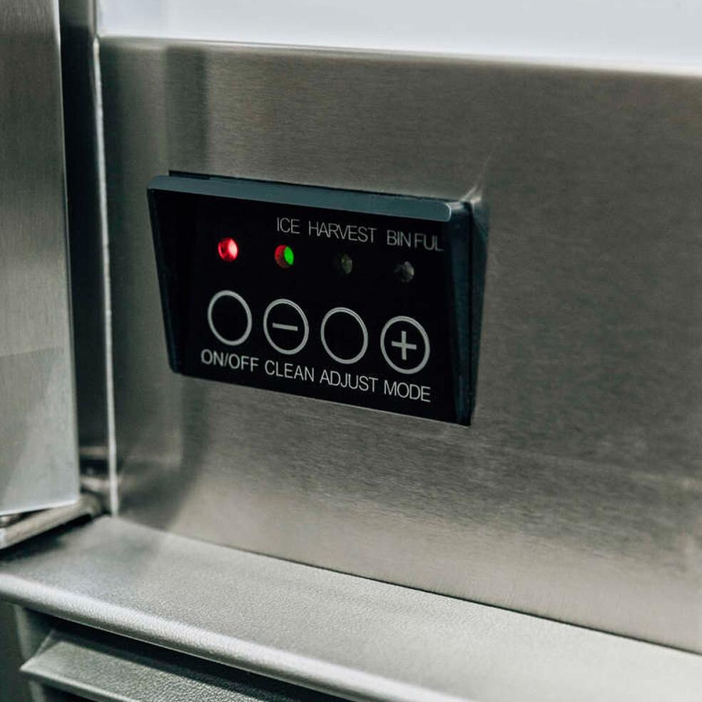 Summerset 15-Inch UL Outdoor Rated Ice Maker w/ Stainless Door - 50 Lbs Capacity - SSIM-15 - Controls thumbnail