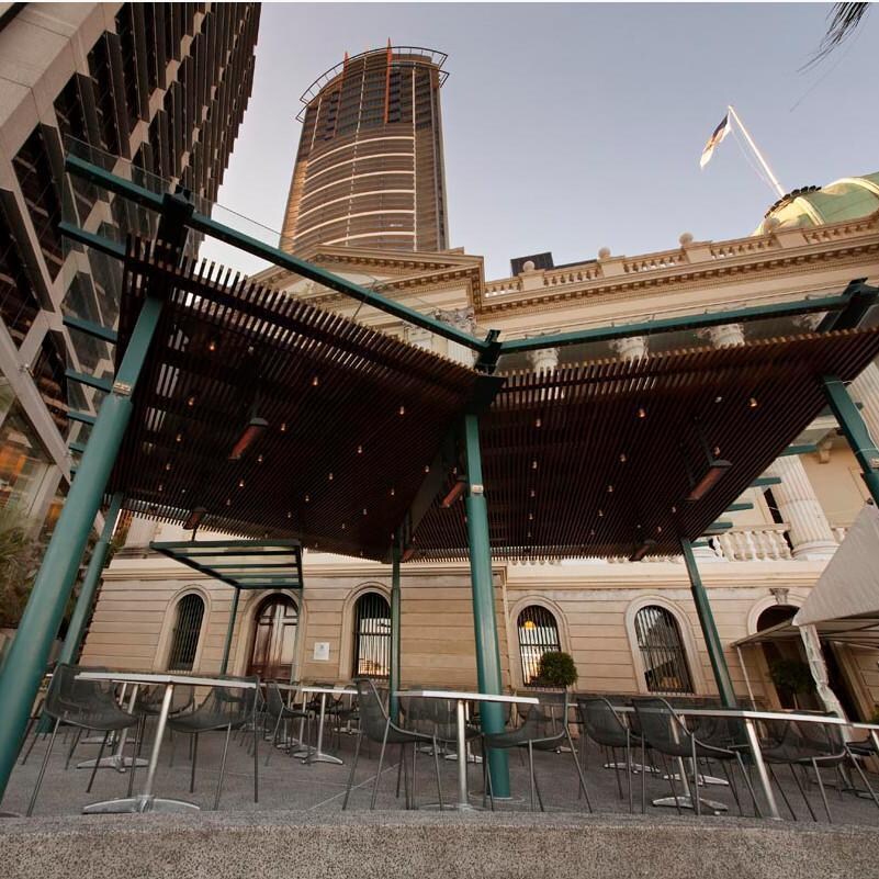 Bromic Heating BH0420042 Tungsten Smart-Heat 44-Inch 4000W Dual Element 277V Electric Infrared Patio Heater - Black - Commercial Pergola Dining thumbnail