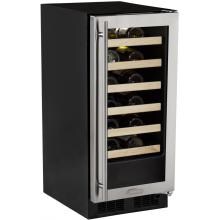 Marvel 24 Bottle Right Hinge Wine Cellar - Stainless Steel - ML15WSG2RS