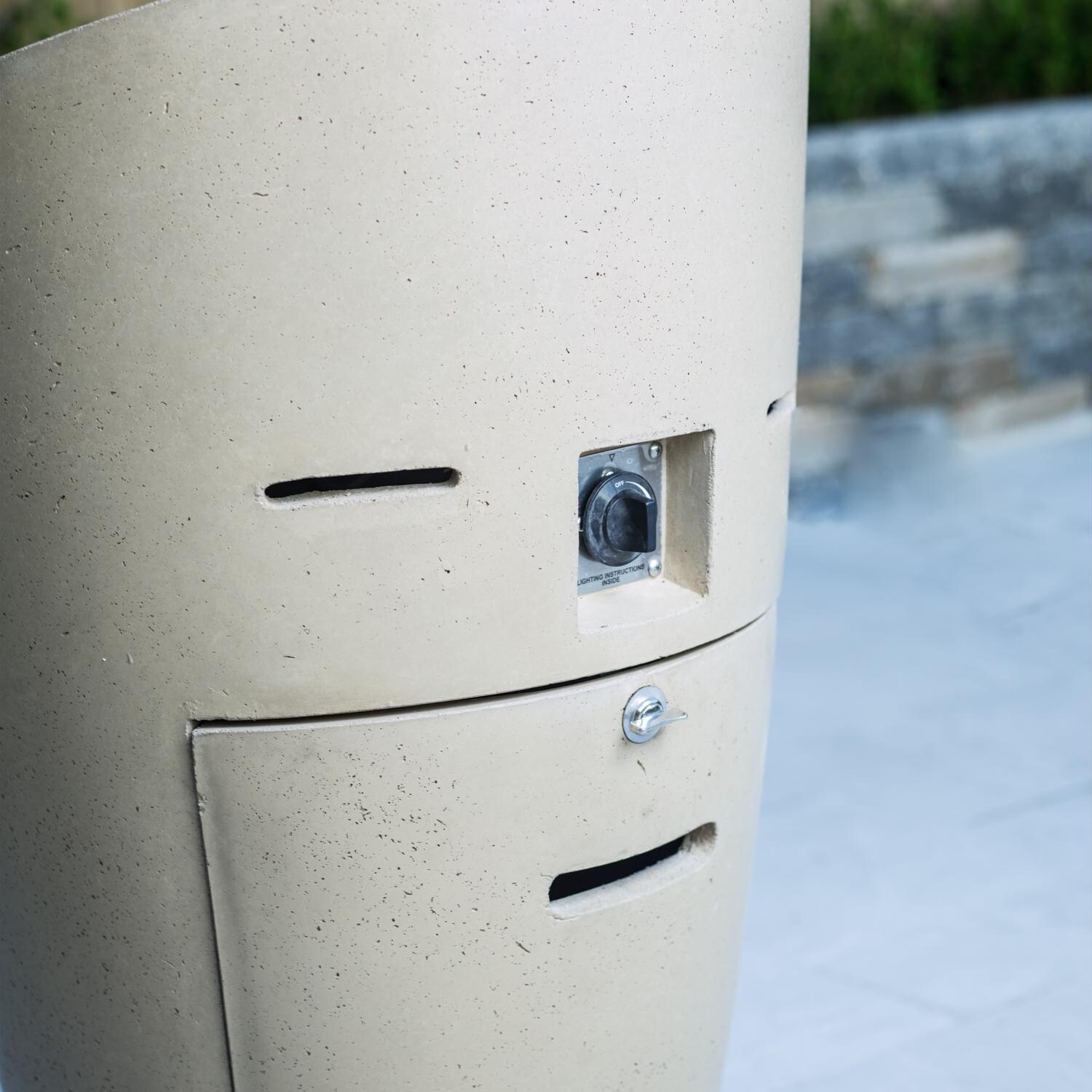 American Fyre Designs Eclipse 23-Inch Fire Urn - Smoke - Lifestyle - Variable Flame Control and Propane Tank Storage thumbnail