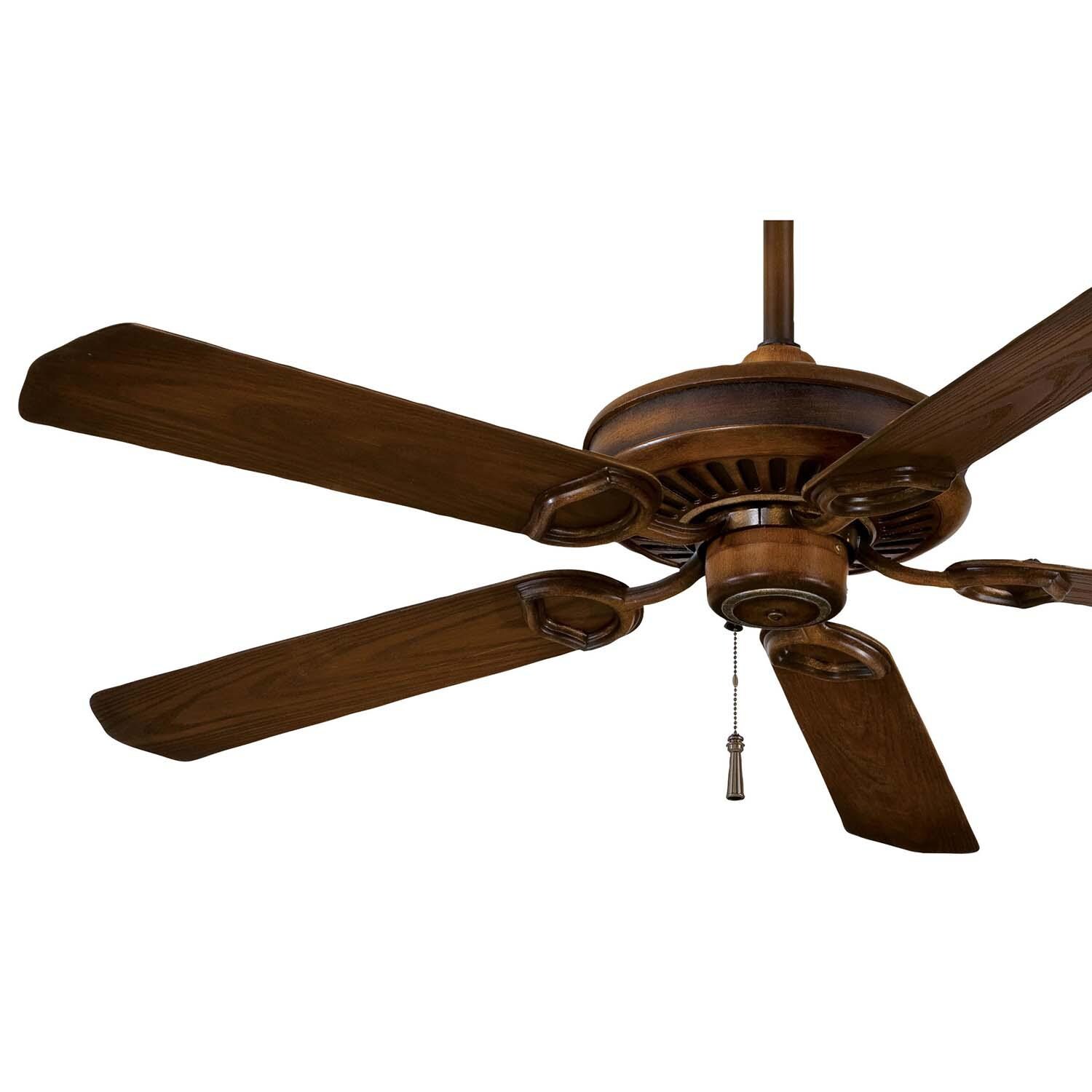 Minka-Aire F589-MW Sundowner 54-Inch 5-Blade Ceiling Fan in Mossoro Walnut Finish w/ Mossoro Walnut Blades - Blades thumbnail