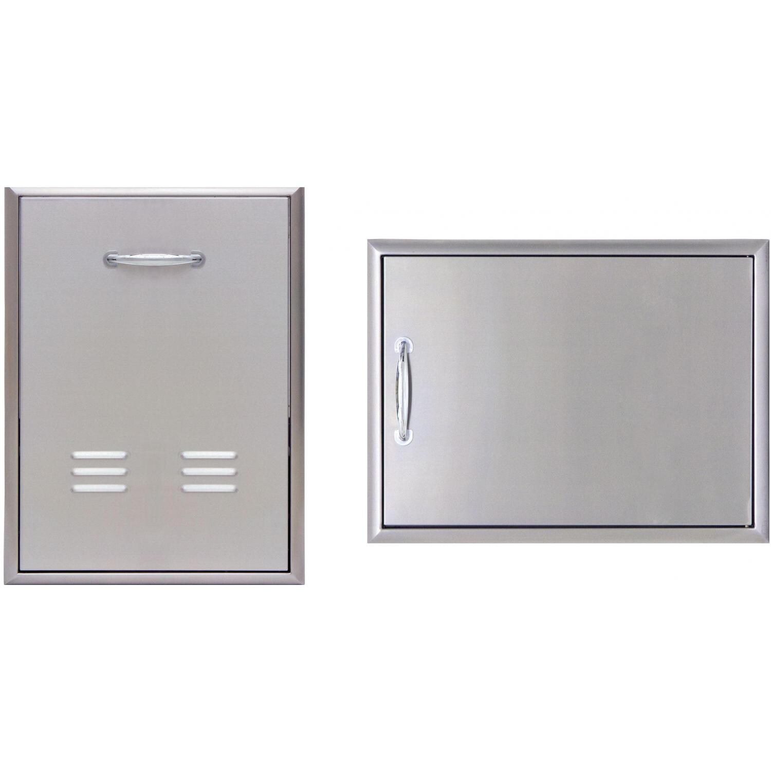 BBQGuys Limited Edition 2Piece 24Inch Single Access Door & 18Inch Roll Out Propane Tank