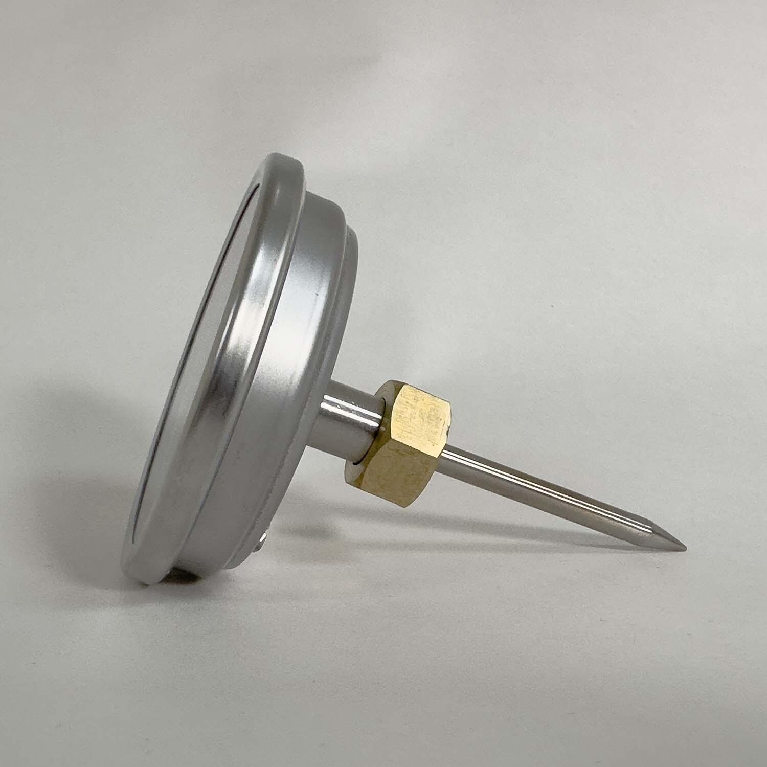 Bayou Classic 5070 Thermometers 3 Inch Bayou Fryer Thermometer - Side View - White Background thumbnail