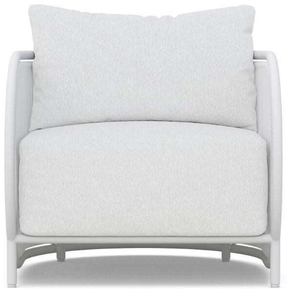 Azzurro Living KAM-TR17S1-CU Kamari Woven Rope Club Chair in White Mist/Cloud - Front - White Background thumbnail