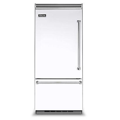 Viking Professional 5 Series 36-Inch 20.4 Cu. Ft. Built-In Right Hinge Bottom Freezer Refrigerator - White - VCBB5363ERWH