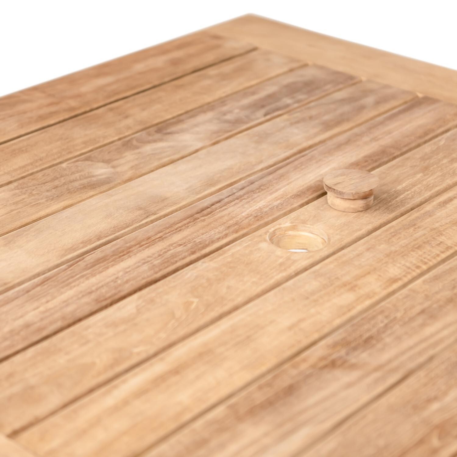 Teak + Table Friday 42-Inch Square Bar Table - Table - Detail thumbnail