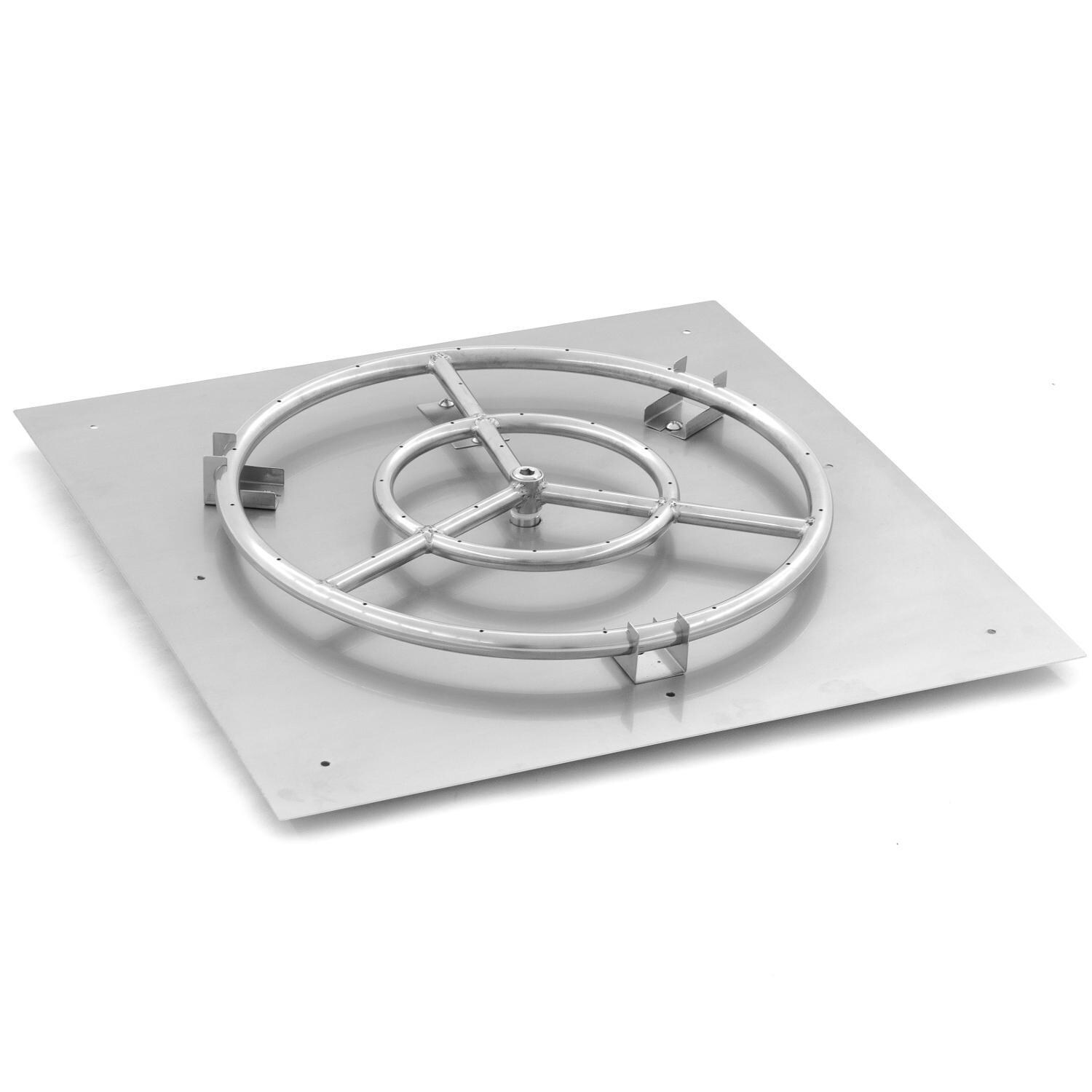 Alpine Flame Fire Pit Burners with Pans