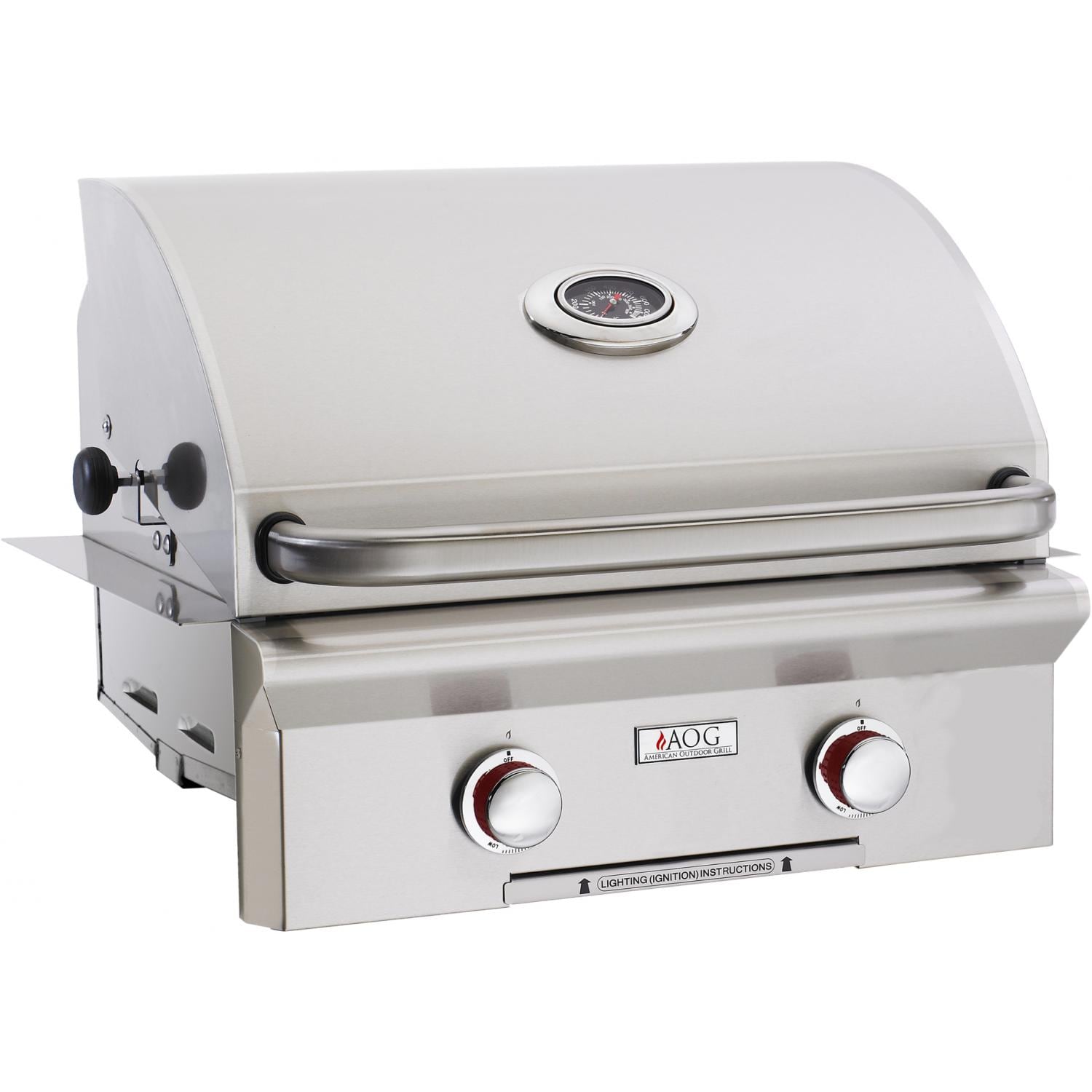 American Outdoor Grill TSeries 24Inch 2Burner BuiltIn Natural Gas Grill 24NBT00SP BBQGuys