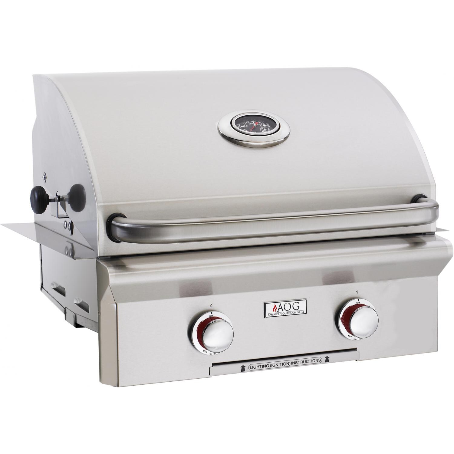 American Outdoor Grill T-Series 24-Inch 2-Burner Built-In Natural Gas Grill - 24NBT-00SP thumbnail