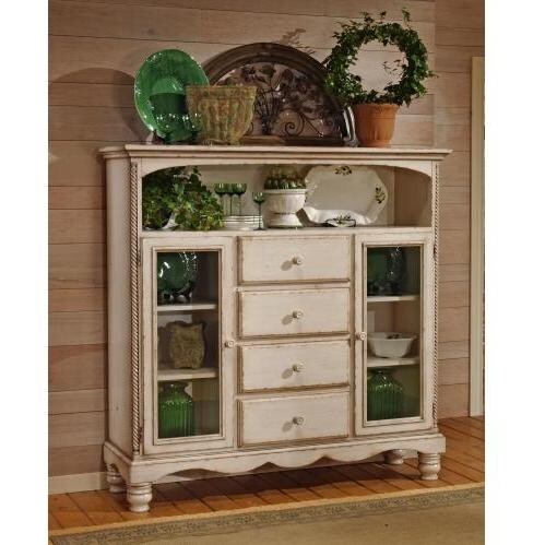 Hillsdale Wilshire Four Drawer Bakers Cabinet - Antique White - 4508-854
