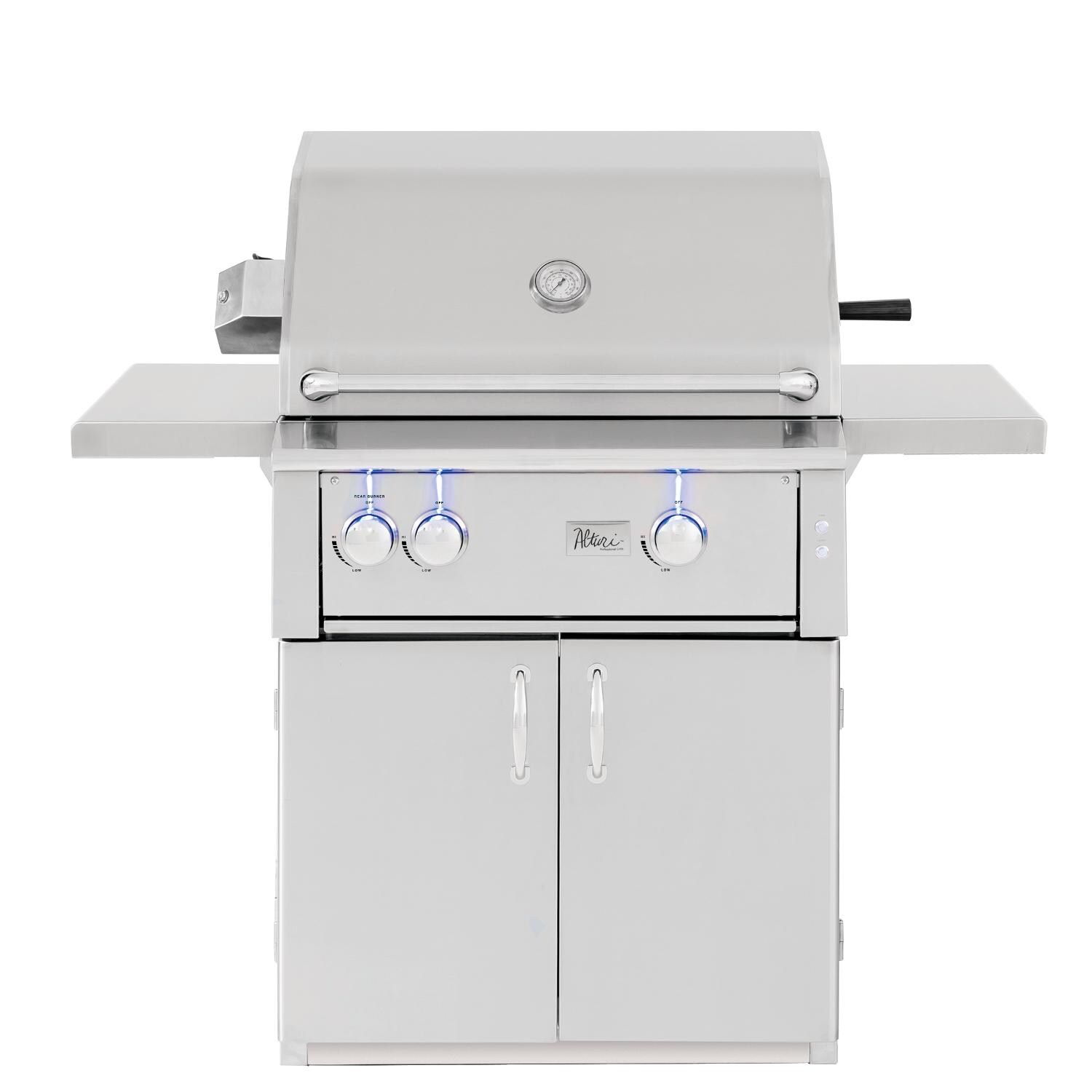 Summerset Alturi 30Inch 2Burner Natural Gas Grill With Red Brass
