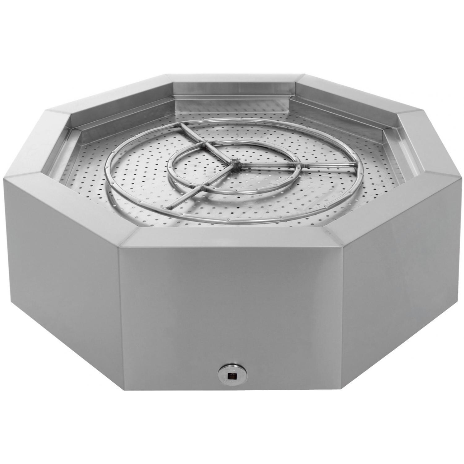 Lakeview Outdoor Designs 42-Inch Stainless Steel Octagon Fire Pit Burner Ring thumbnail