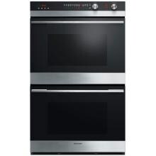 Fisher Paykel 30-Inch Built-In Electric Double 11-Function Wall Oven - Stainless Steel W/ Black Glass - OB30DDEPX3 image