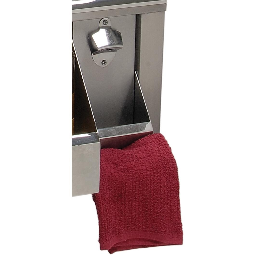 Alfresco Bottle Opener With Towel Bar Accessory For 30-Inch Apron Sink - BO