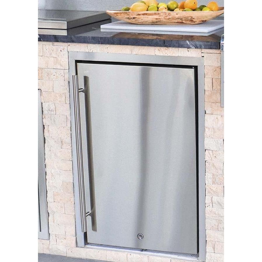 RCS REFR1A 21-Inch 4.2 Cu. Ft. Right Hinge Compact Refrigerator With Stainless Steel Door And Towel Bar Handle thumbnail