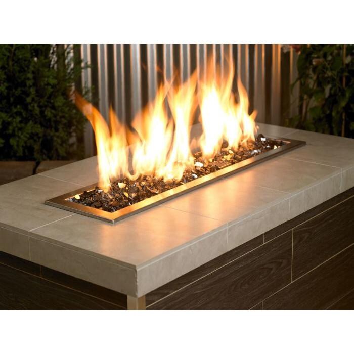 BBQGuys Signature AFF-GRYRF12-10 1/2-Inch Gray Reflective Fire Glass - Lifestyle thumbnail