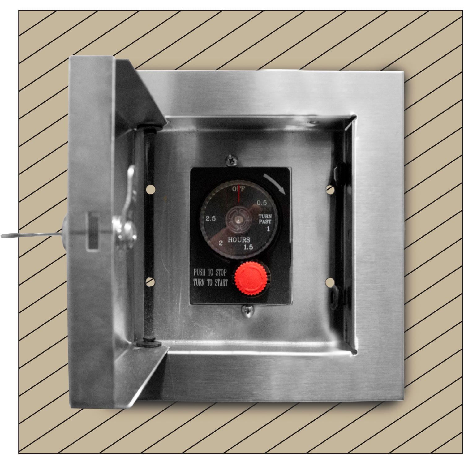 Summerset Locking Cabinet for ESTOP1-0H & ESTOP2-5H Timers - ESTOP-LC-KIT