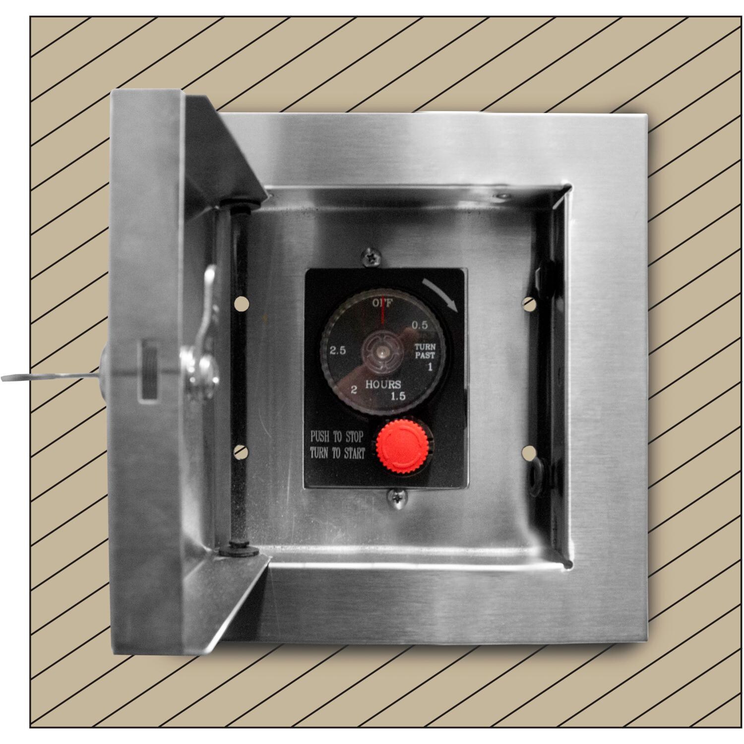 Summerset ESTOP-LC-KIT Locking Cabinet for ESTOP1-0H & ESTOP2-5H Timers (Timer Sold Separately) thumbnail