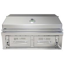 Sunstone Emerald 42-Inch Built-In Stainless Steel Dual Zone Charcoal Grill - EMCHDZ42-LP image