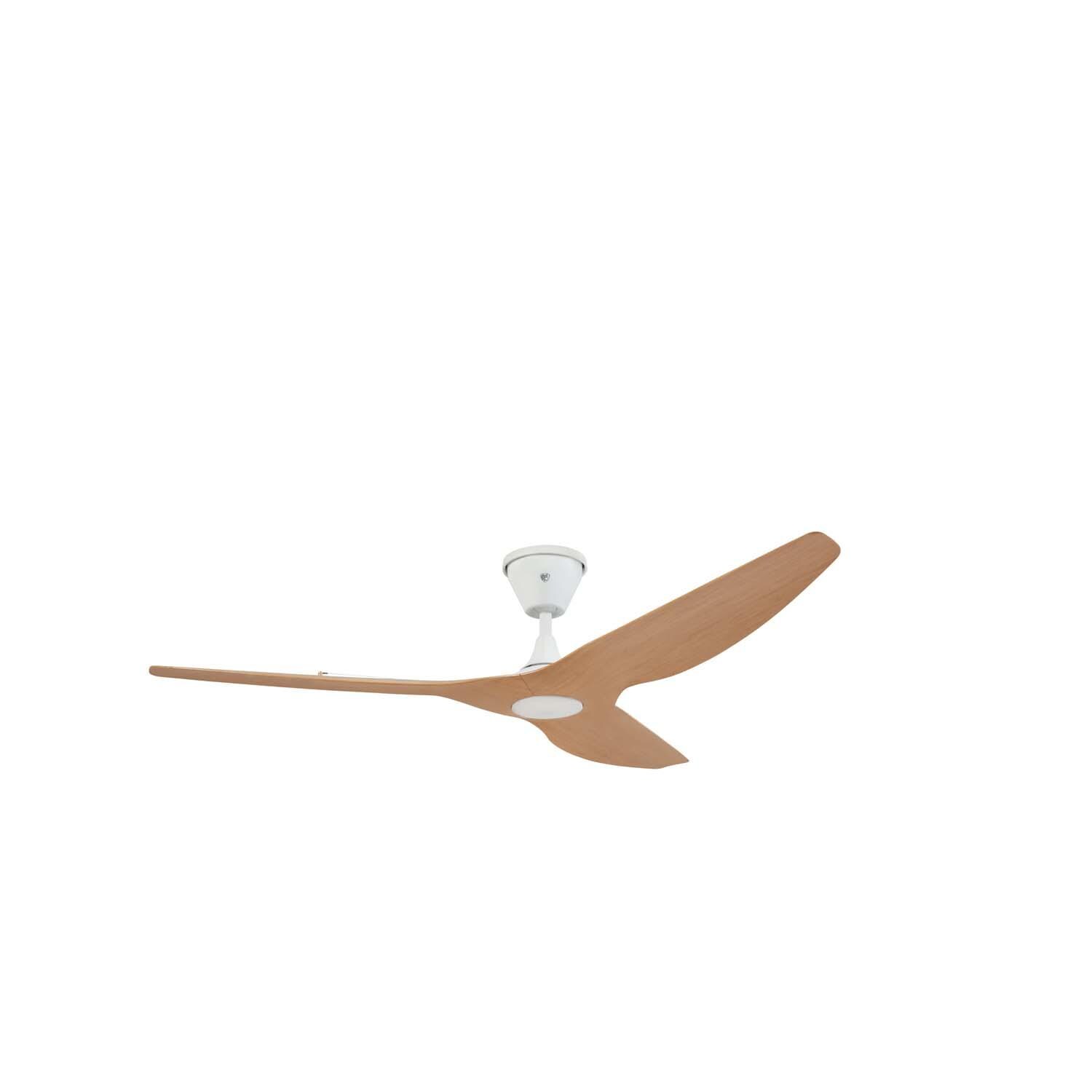 Big Ass Fans 60-in w/ White Motor & Caramel Airfoils Haiku Coastal Outdoor Ceiling Fan - MK-HKC1-052506A824F533I10