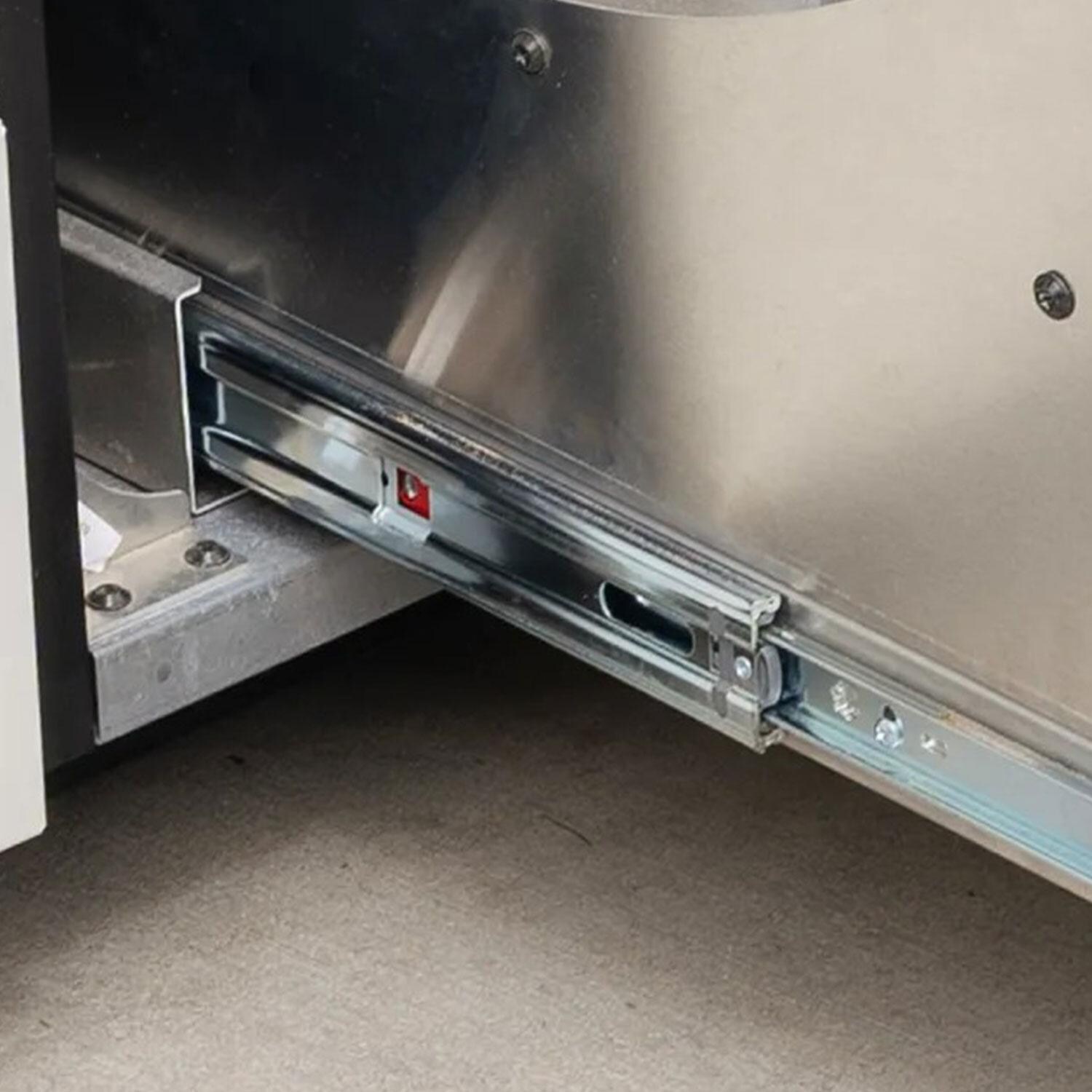 Blackstone 6400 24-Inch Kitchen Trash Bin Module - Soft Close Drawer Slide - Detail thumbnail