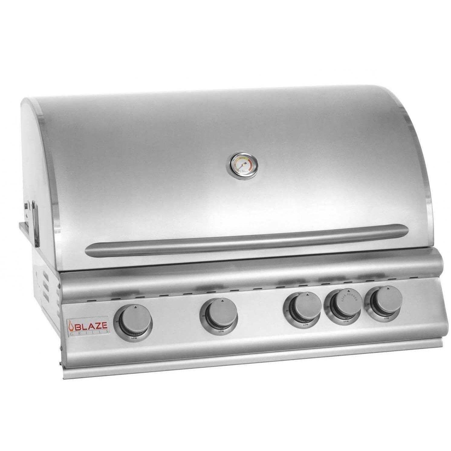 Blaze 32-Inch 4-Burner Built-In Propane Gas Grill With Rear Infrared Burner - BLZ-4-LP thumbnail