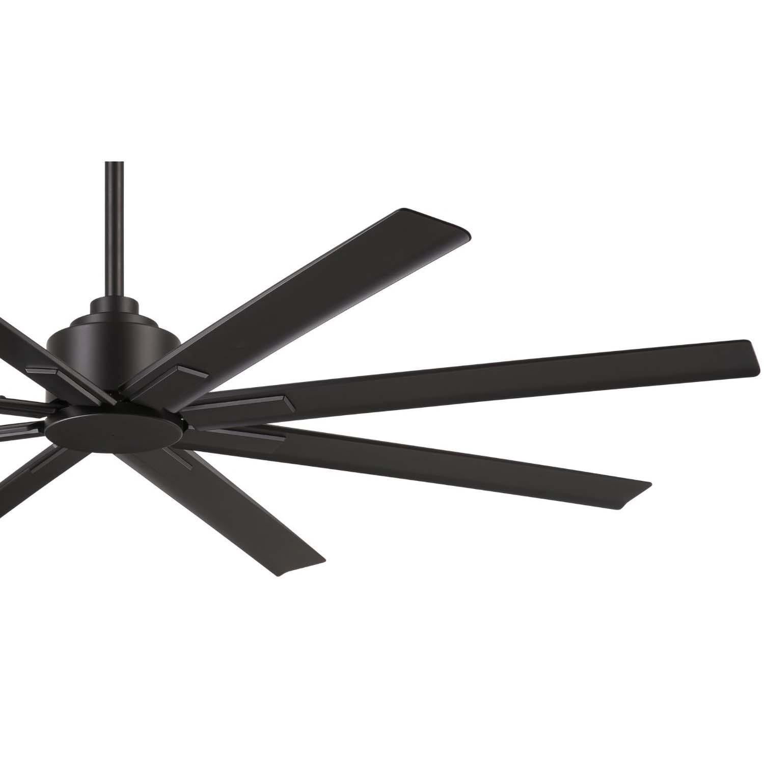 Minka-Aire F896-65-CL Xtreme H2O 65-Inch 8-Blade Ceiling Fan in Coal Finish w/ Coal Blades - Blades thumbnail