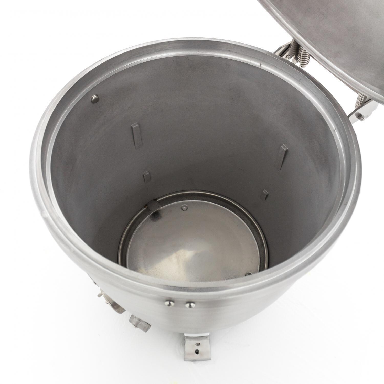 Blaze BLZ-20-KAMADO 20-Inch Cast Aluminum Kamado Grill On Stainless Steel Cart - Ash Pan thumbnail