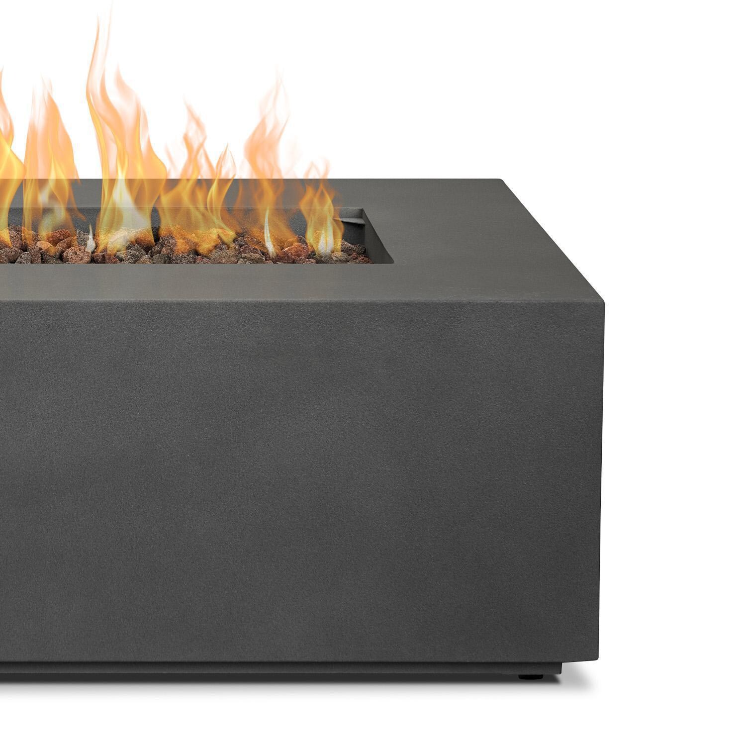 Lakeview Outdoor Designs SC-C9811LP-WSLT Elysian 42-in Rectangle Propane Gas Fire Table - Detail thumbnail