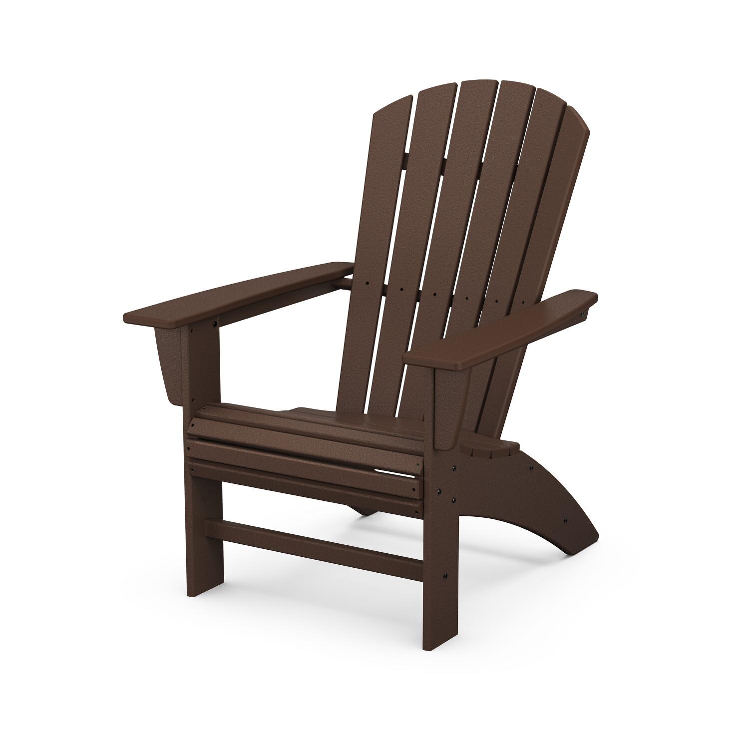 POLYWOOD PWS419-1-MA Nautical 3-Piece Curveback Adirondack Set - Curveback Adirondack Chair thumbnail