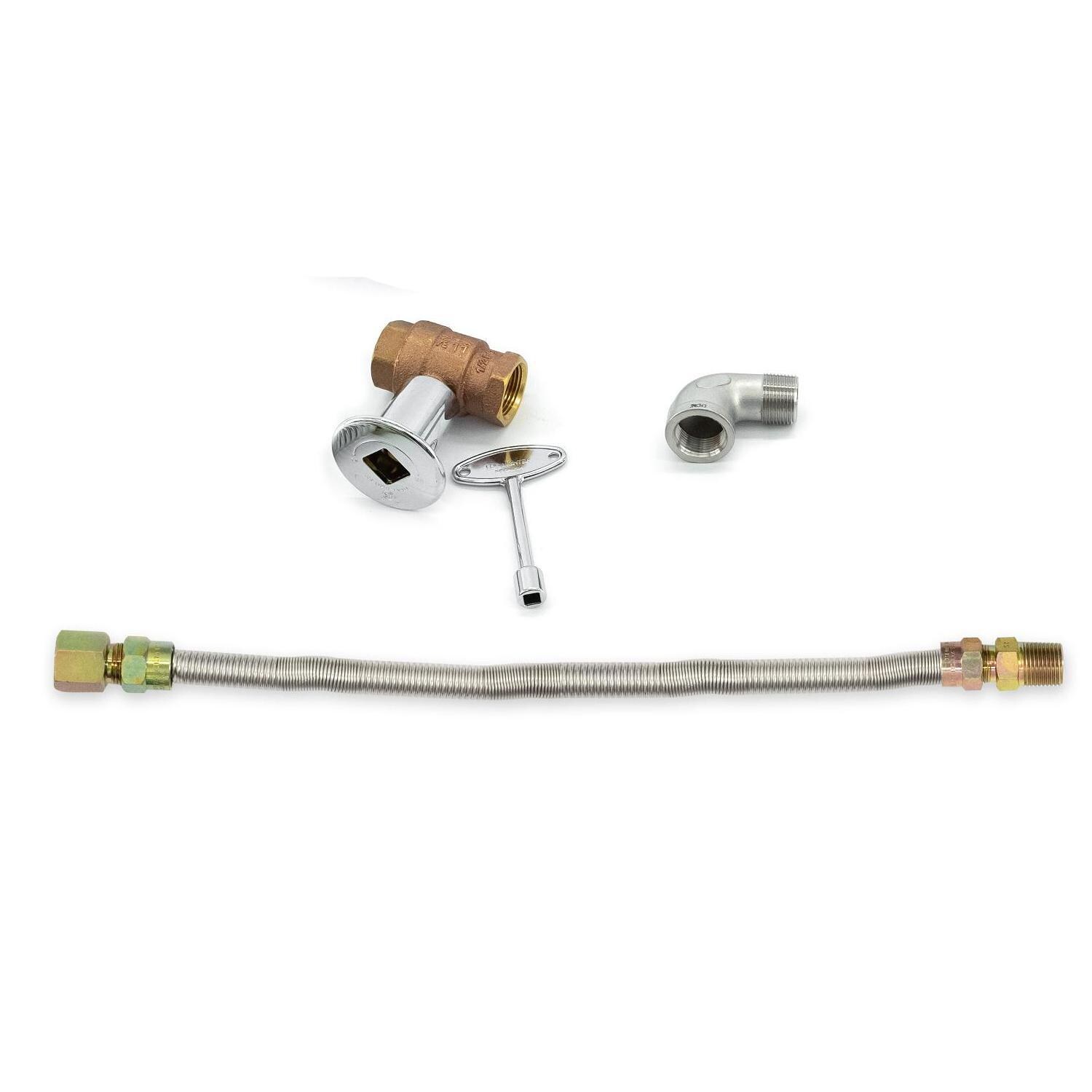 BBQGuys Signature Series 24-Inch Connection Kit for Natural Gas - 150,000 BTUs - LV-NG-PAN-150 image