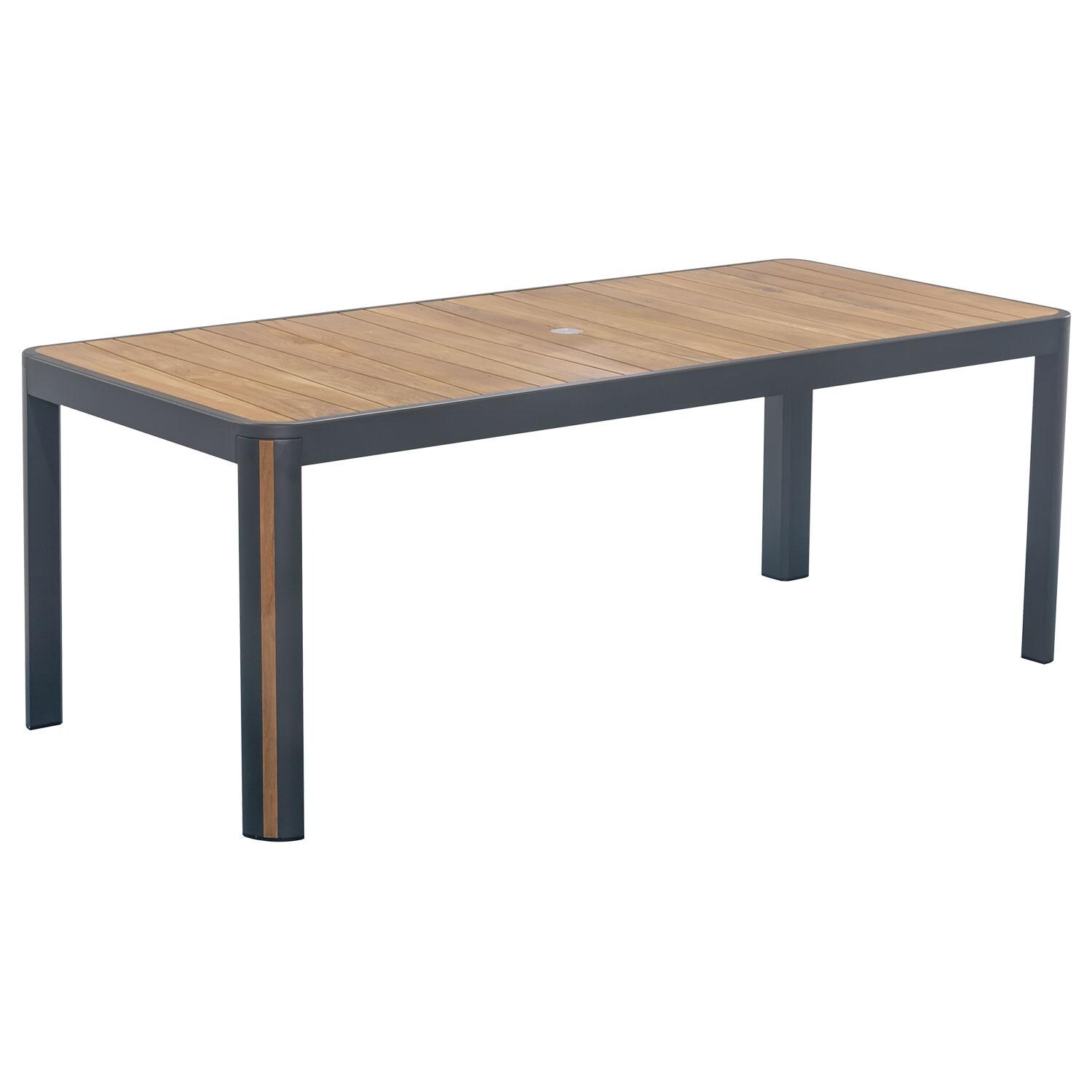 HIGOLD 2031XLD/016/2038 GENEVA XL Outdoor Umbrella Dining Set - Nero - Dining Table thumbnail