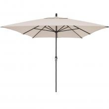 8 Ft. X 11 Ft. Rectangular Aluminum Patio Umbrella W/ Crank Lift By BBQGuys - Bronze Frame / Sunbrella Canvas Canvas Canopy image