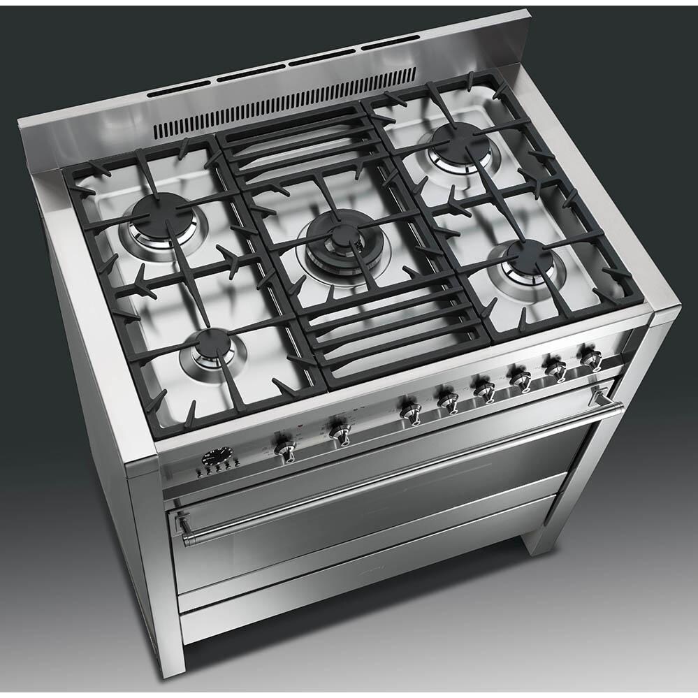 Smeg Opera 36-Inch Range - Overhead View thumbnail