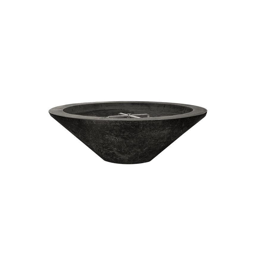 Prism Hardscapes SCPH-419-2NG Embarcadero 48-in Natural Gas Round Fire Bowl - Ebony thumbnail