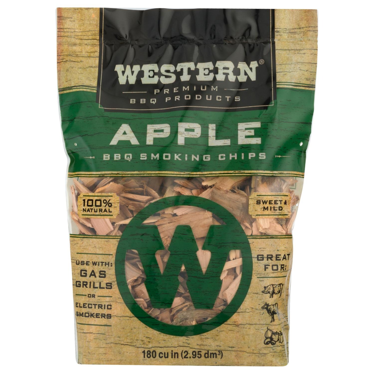 Western 28065 Apple BBQ Smoking Chips (180 Cu. In) thumbnail