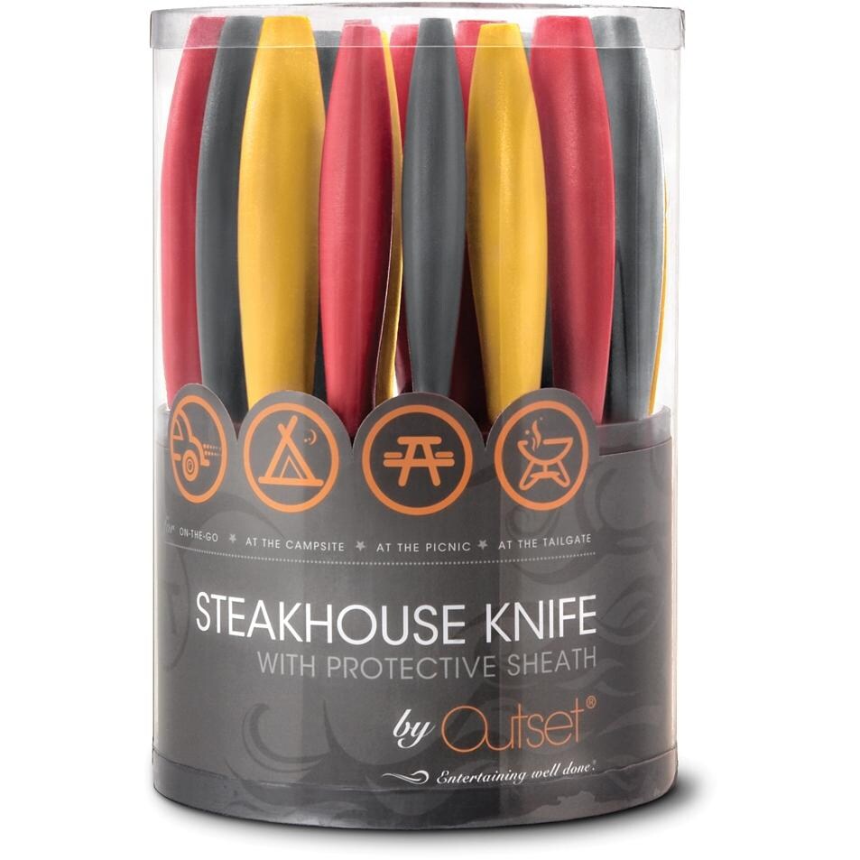 Outset F191CDU Stainless Steel Steak Knives - Set Of 24