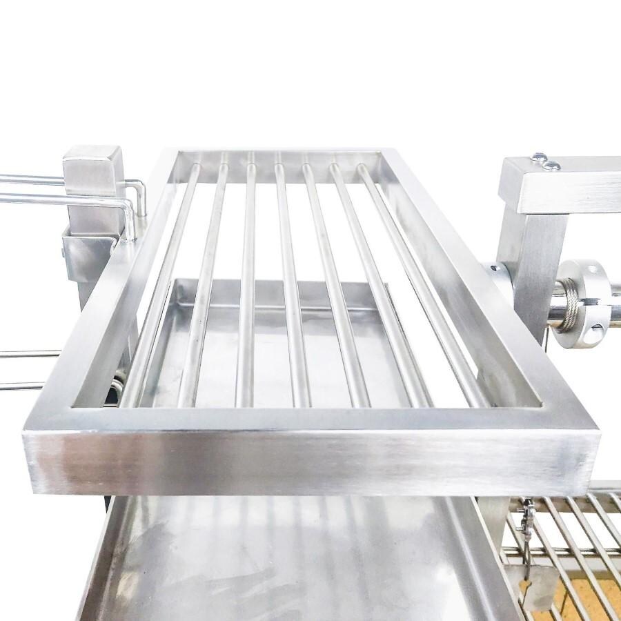 Tagwood BBQ BBQ55SS Height Adjustable Secondary Grate - Installed Over Firebox - Detail thumbnail