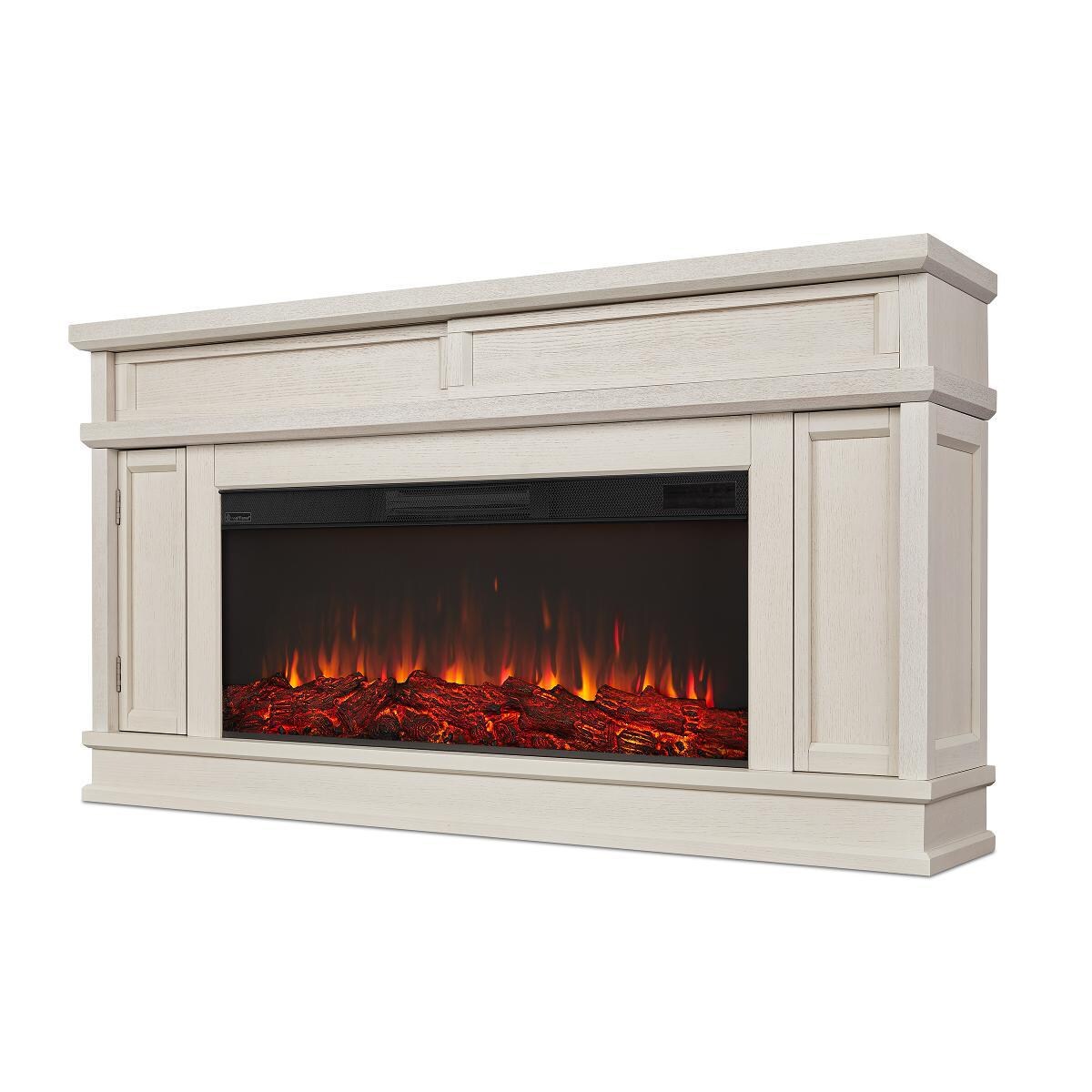 Real Flame 4020E-BNE Torrey 60-Inch Electric Fireplace Mantel - Bone White - Hero thumbnail