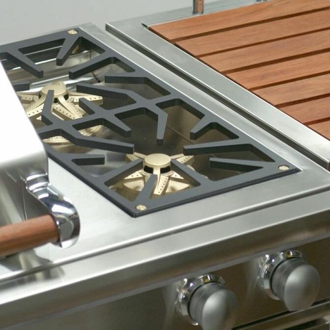Caliber CrossFlame Pro Gas Grill - Dual PowerPro Side Burner  thumbnail