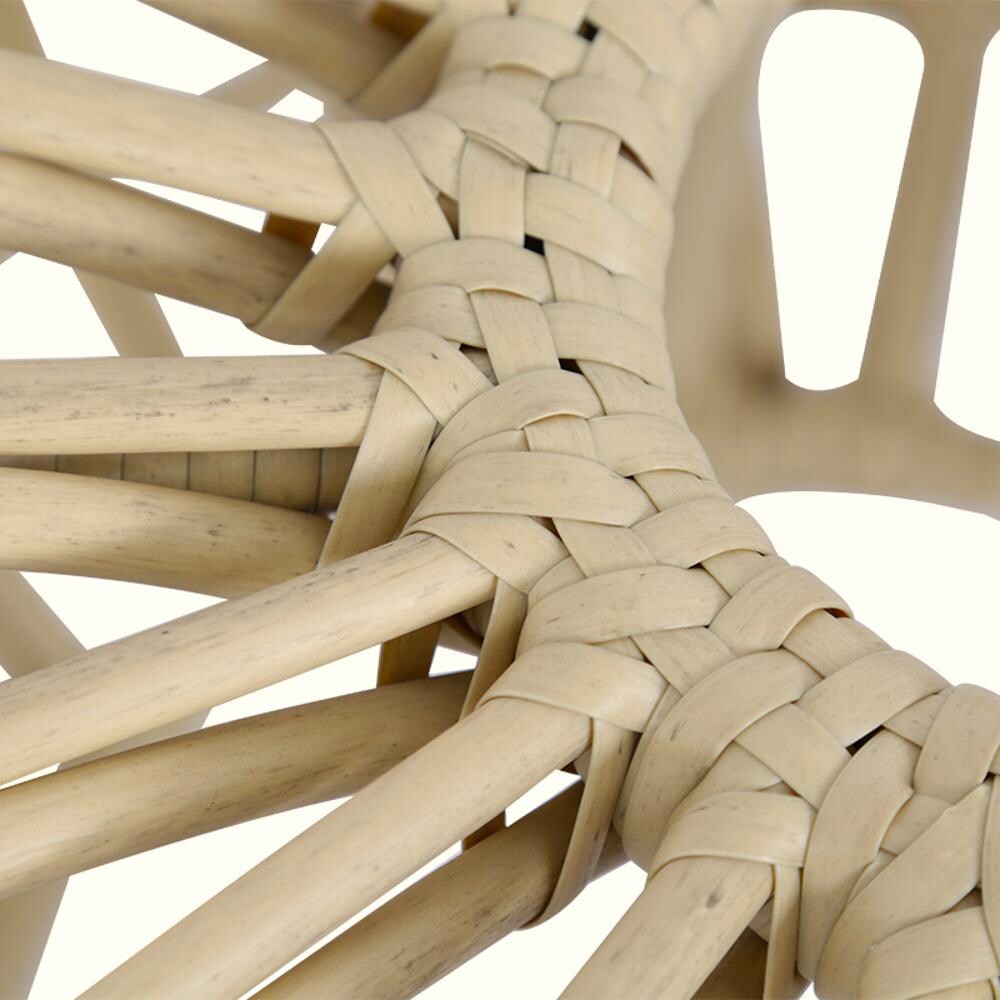 Sunset West - 1095-OTT - Farro 24-Inch Resin Wicker Patio Ottoman - Weave Detail thumbnail