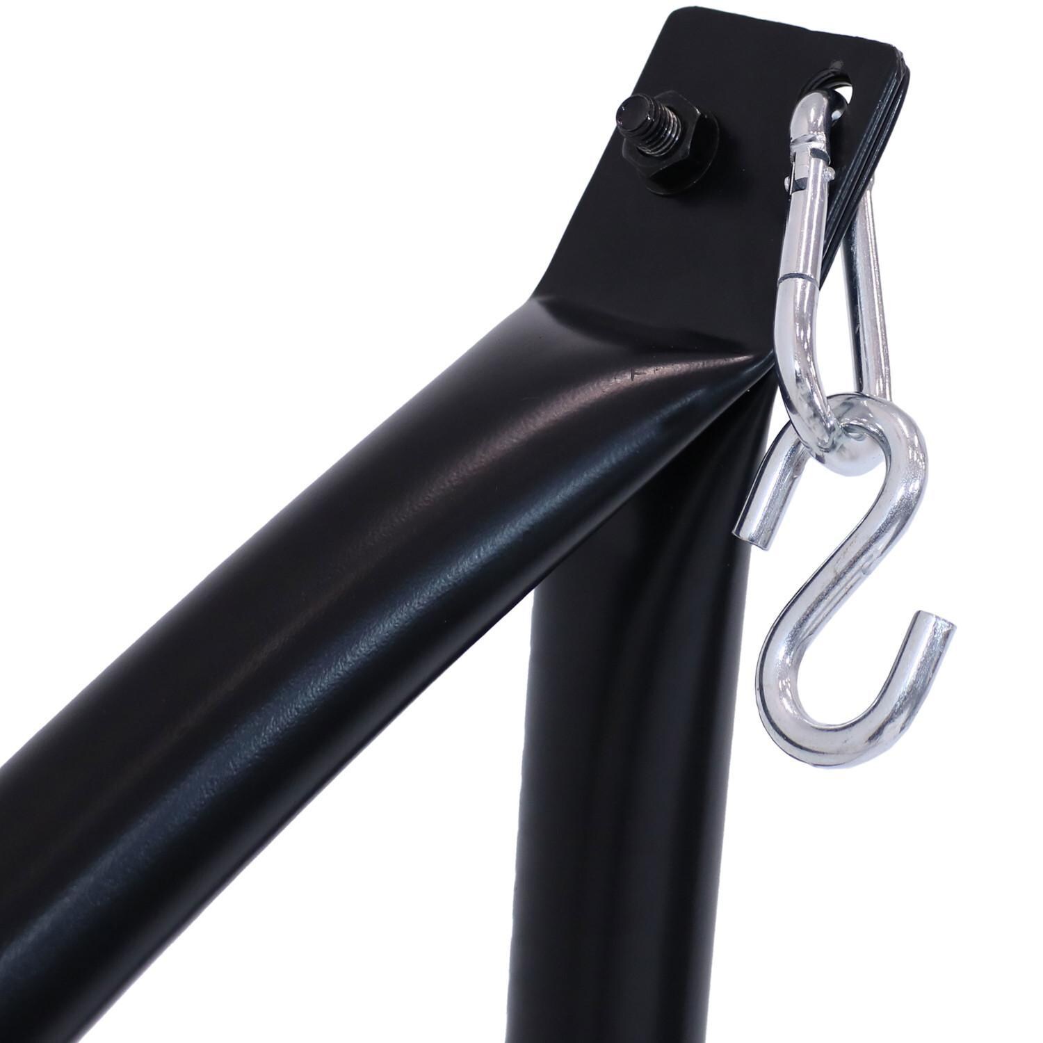 Ultimate Patio Steel X-Stand for Hanging Hammock Chairs - Black - Stand Detail thumbnail