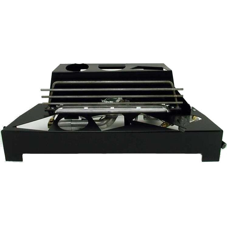 Rasmussen 24-Inch Adobe Red ALTERNA FireShape Set With Vent-Free Black Chassis Burner - Vent-Free Black Chassis Burner thumbnail