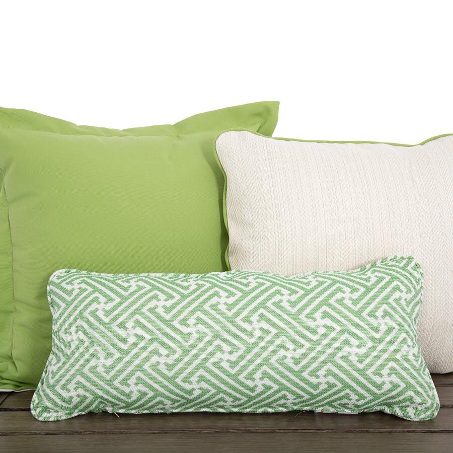 Sunset West - PP-Ginkgo - Bazaar Sunbrella Pillow Pack - Set Of 6 - Ginkgo - Pillow Closeup thumbnail