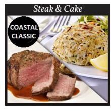 Steak & Cake - 4 (6oz) Filet Mignons & 4 (4oz) Crab Cakes By Chicago Steak Company image
