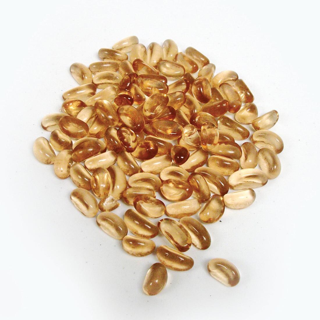 Enhance A Fire Persian Orange 1-inch Jellybean Fire Glass - 5 lbs