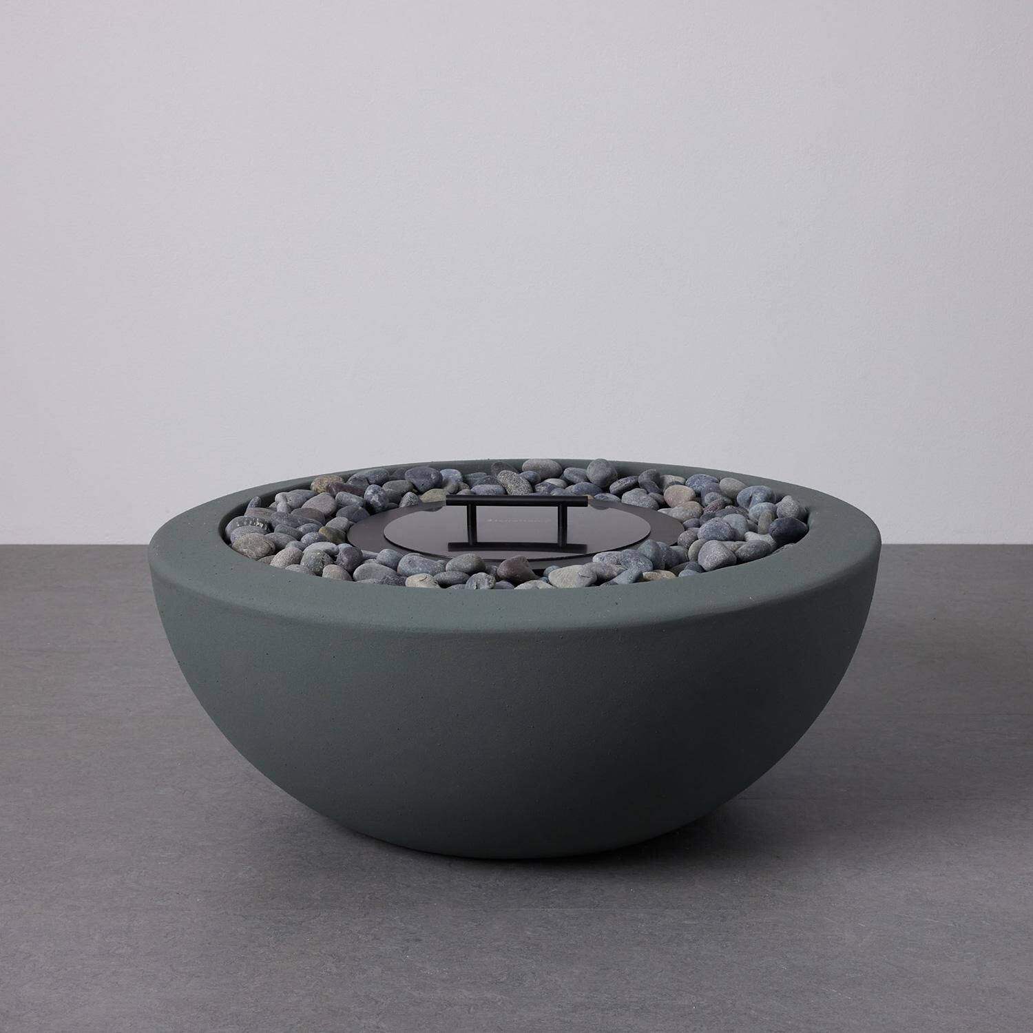 TerraFlame Hestia Bioethanol Fire Pit - Comex Green - Lid Cover thumbnail