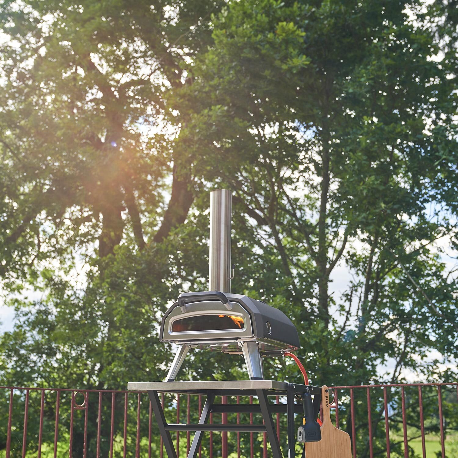 Ooni UU-P30300 Karu 2 Countertop Wood-Fired Pizza Oven - Outdoor Kitchen - Lifestyle thumbnail