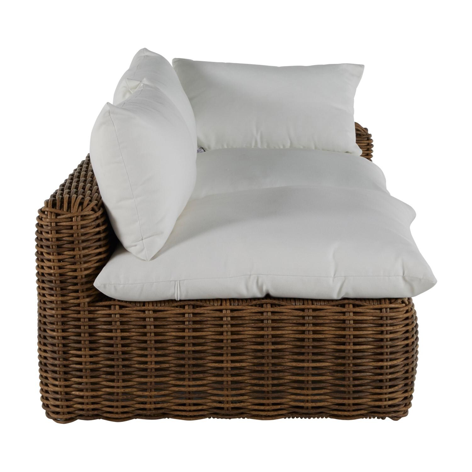 Summer Classics 339582+C776F664N Montecito Woven Right Arm Facing Loveseat - Left Side View thumbnail